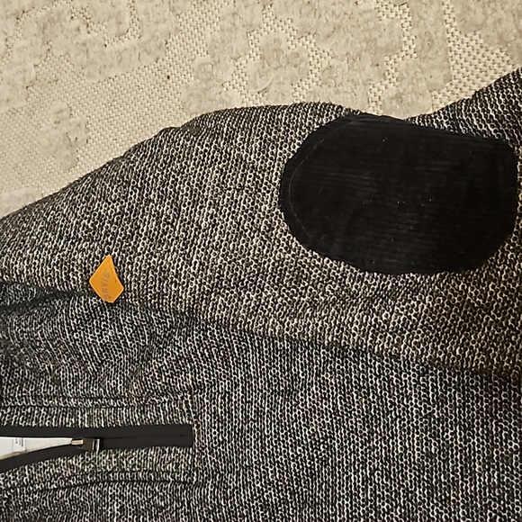 Mens Small Orvis Grey Sherpa Sweater - Picture 2 of 3